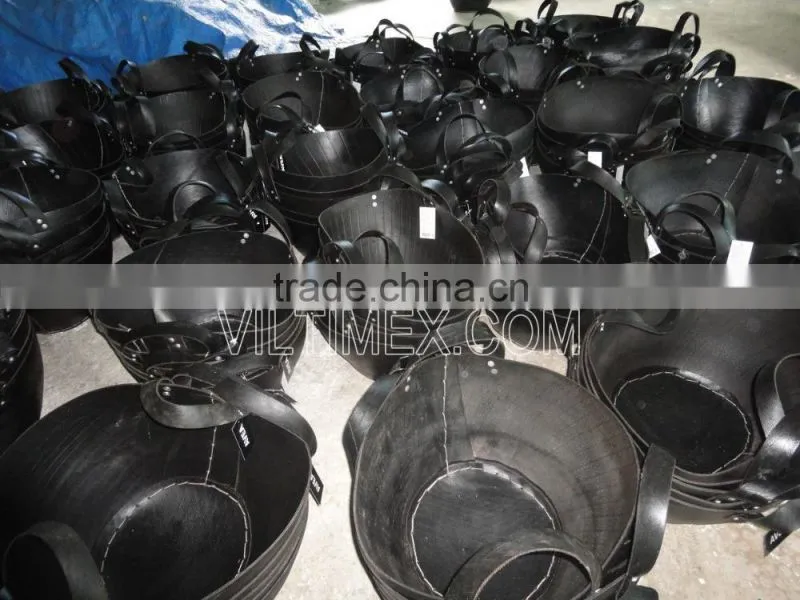 Whosale rubber basket- best selling cheap price recycle rubber bucket from Viltimex brand