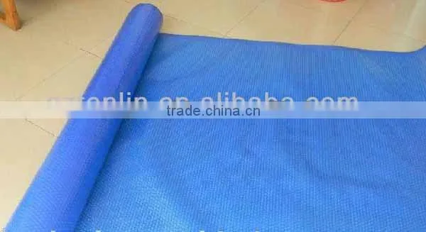 Eco friendly pvc foam printed anti-slip bubble plastic swimming pool cover