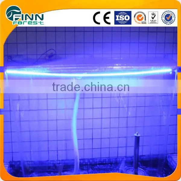 Color Changing Garden Pool Stainless Steel Waterfall Fountain