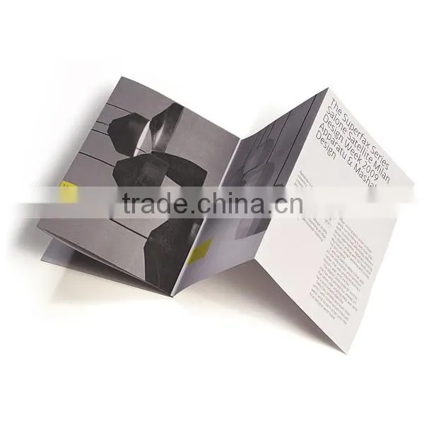 Fold paper leaflet flyer printing, leaflet printing, advertising leaflet printing
