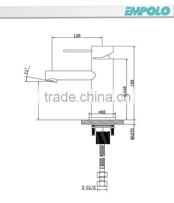 Sedal Ceramic Cartridge Single Hole Basin Mixer 17 1101
