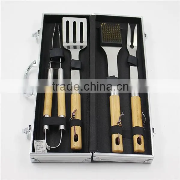 Durable stainless steel bbq tools set