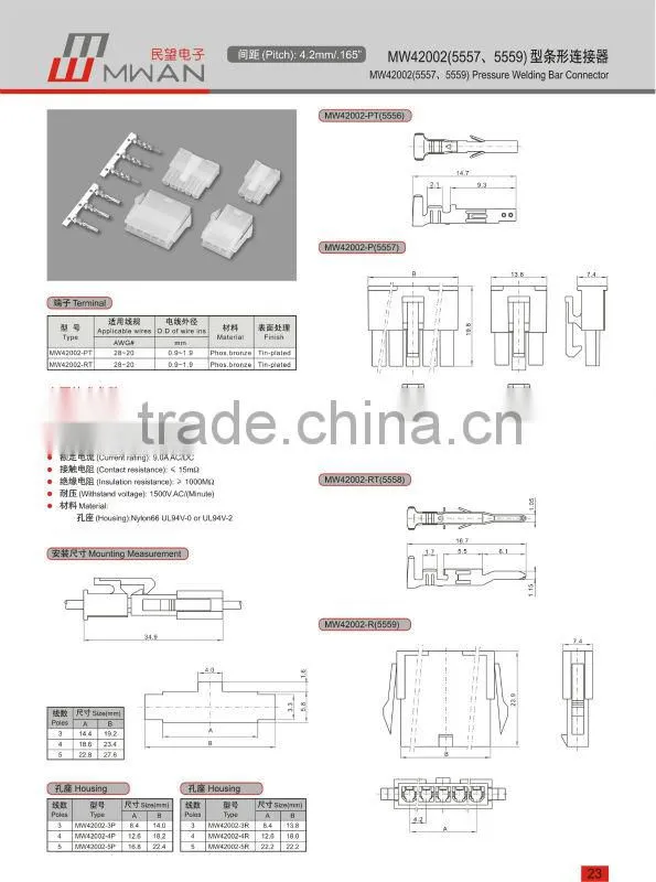 Mini-Fit Receptacle Housing 39-01-2020