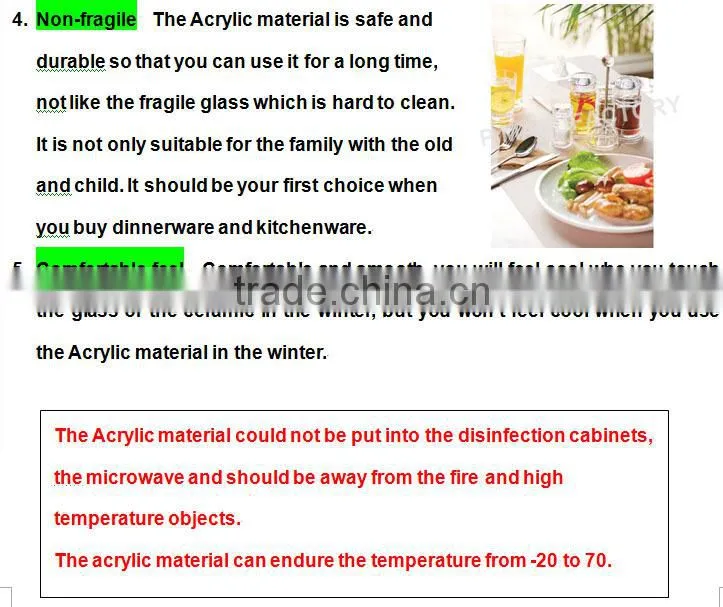 100% food grade restaurant use plastic toothpick Holder