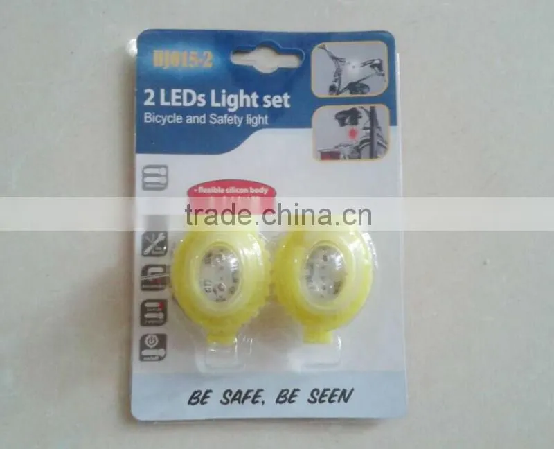 sunflower silicone bike led light