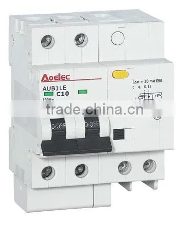 AUB1LE Modular Electronic combined RCD and MCB Device/RCBO