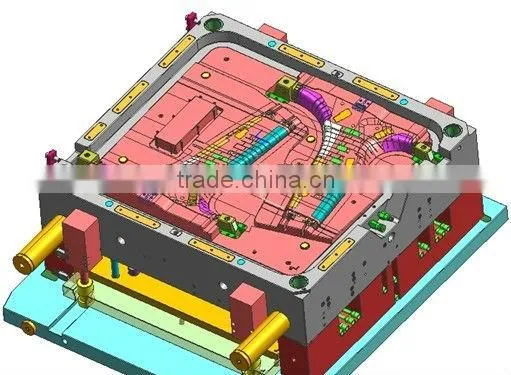 Injection plastic car interior parts mould plastic car door panel mould