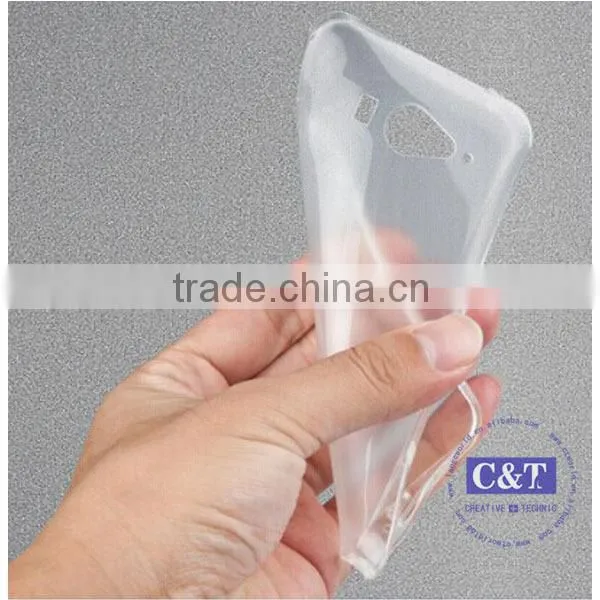 C&T 0.3mm Ultra Thin Clear Rubber Soft TPU Matte Case Cover for Xiaomi Mi 2/2s