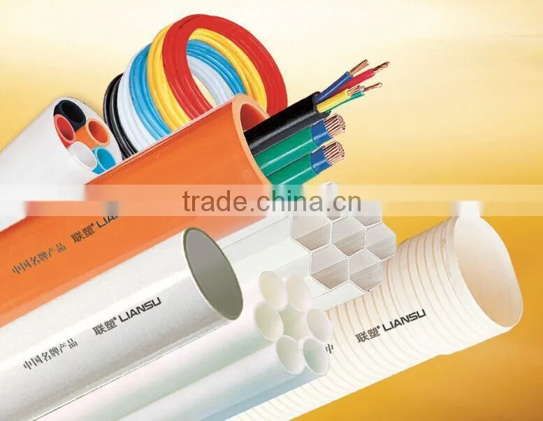 PVC cable pipe / underground PVC Solid-Wall Pipe
