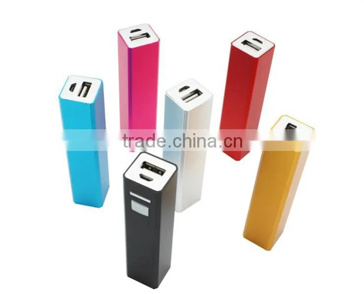 Hot selling Power bank 2600 mAh USB Power Bank Portable External Battery Charger for iphone 6 Samsung galaxy battery charger