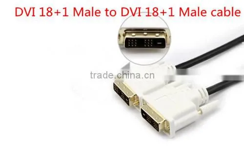 DVI-D Single Link Male to Male Video Digital Cable 6ft 18+1 Pin