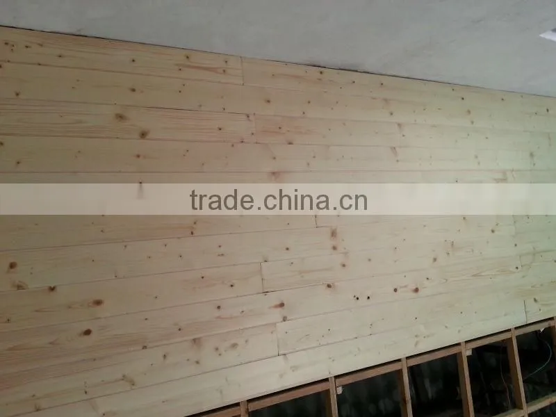 Finished Various Color Reclaimed Pine/Larch Solid Wood Flrooing for Wallboard