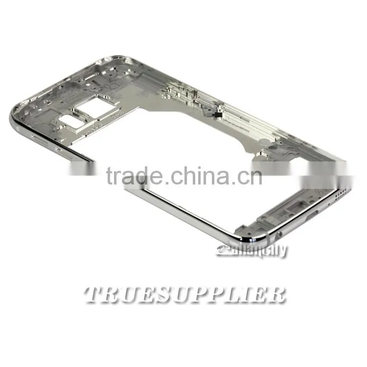 The latest Design silvery middle frame for SAMSUNG S6 silvery Middle Frame with for S6