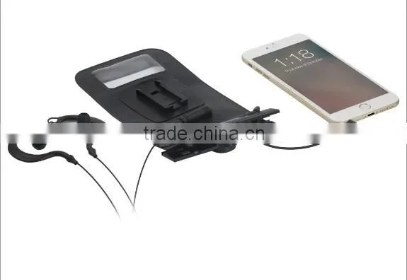 Universal Waterproof Shockpoof Weatherproof Bike Mount Case for all 6 inch smart phones