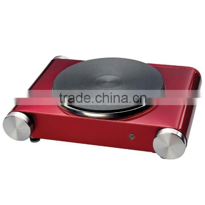 stainless steel single electric hotplate electric hob