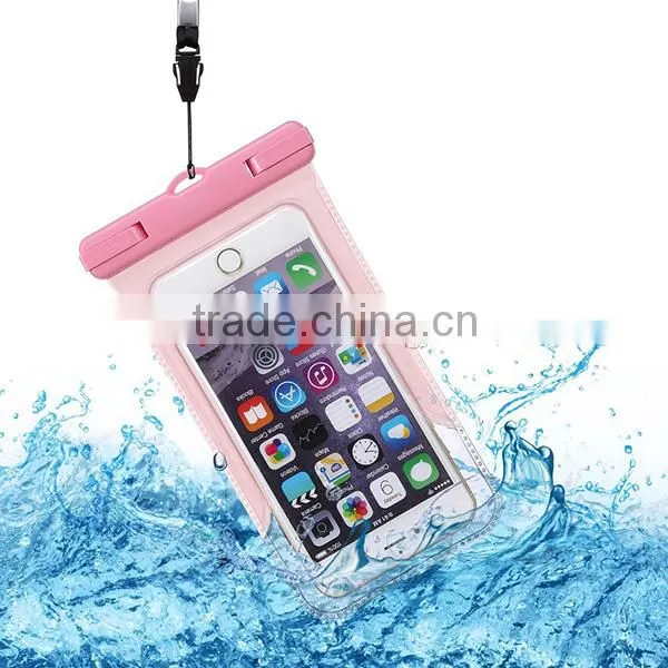 5.8 Inch Universal Shockproof Waterproof Mobile Phone Case Pouch for iPhone 4S 5 5S 6 6S 6 Plus for HTC One for Samsung S6 S5 S4