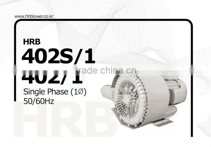Ring blower HRB-402S/1 BLOWER 1.1kw motor