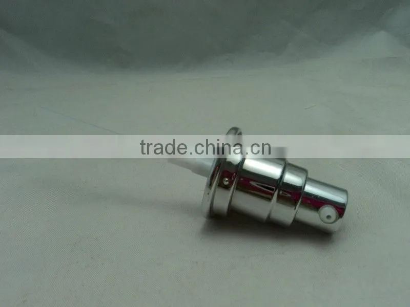 cosmetic essence glass packing bottle with pump head