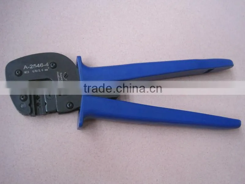 Solar Panel PV Cable MC3 Crimping tool for solar panel connectors,solar crimper 2.5-6mm2