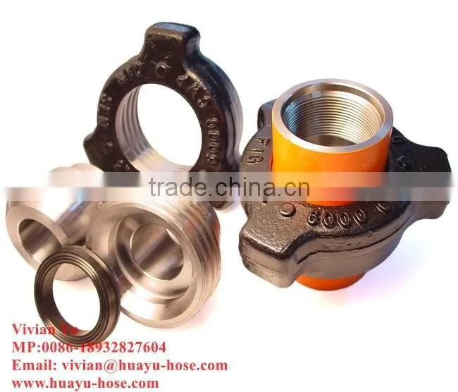 hammer union Fig 602 nuts and subs hammer union fittings