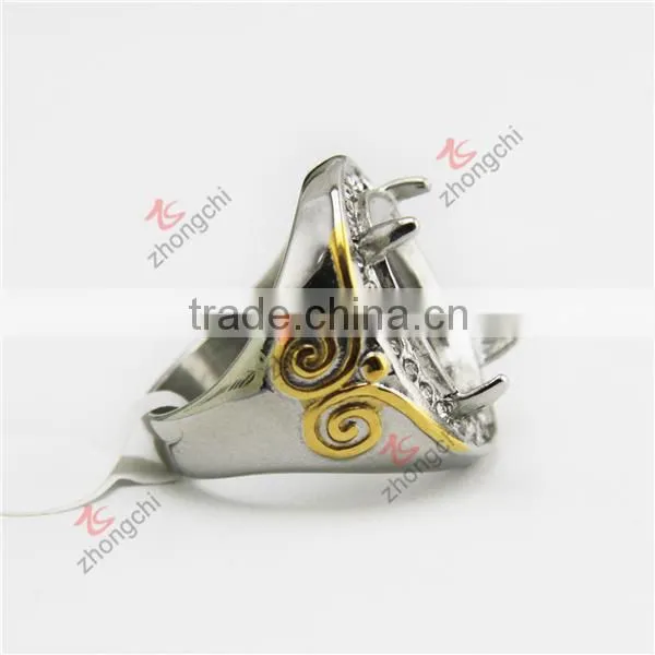 Wholesale Fashion Titanium Steel Ring Jewelry (TSR50807)