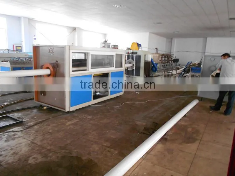 QING DAO 60-150mm PVC pipe extrusion machine