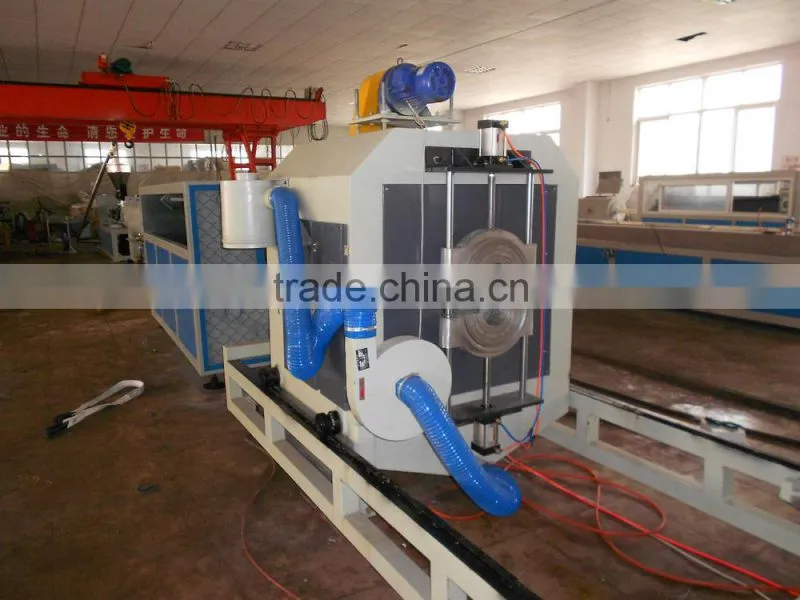QING DAO 60-150mm PVC pipe extrusion machine