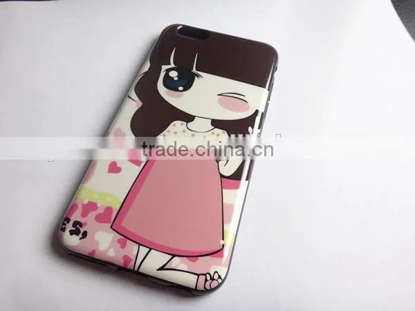 Fashionable cell phone case for iphone 6 with cute printings