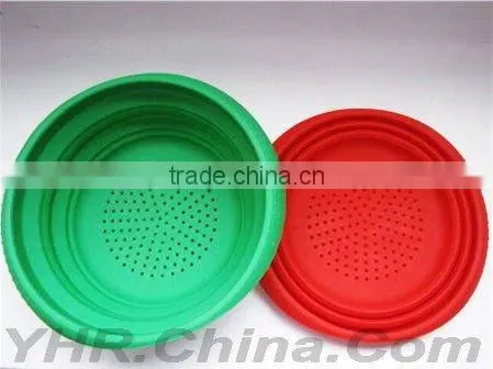 Flexible Silicone Collapsible Colander Pan Steamer