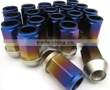 Titanium Auto colored lug nuts
