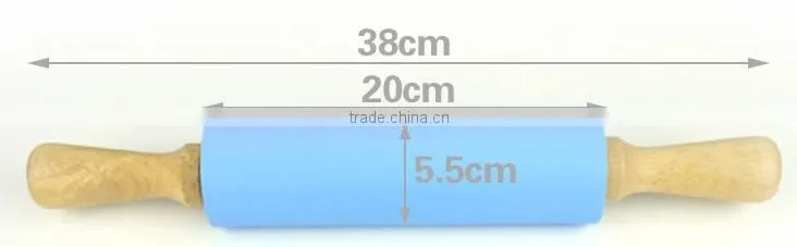 2015 High Quality FDA&LFGB Certificate Silicone Rolling Pin