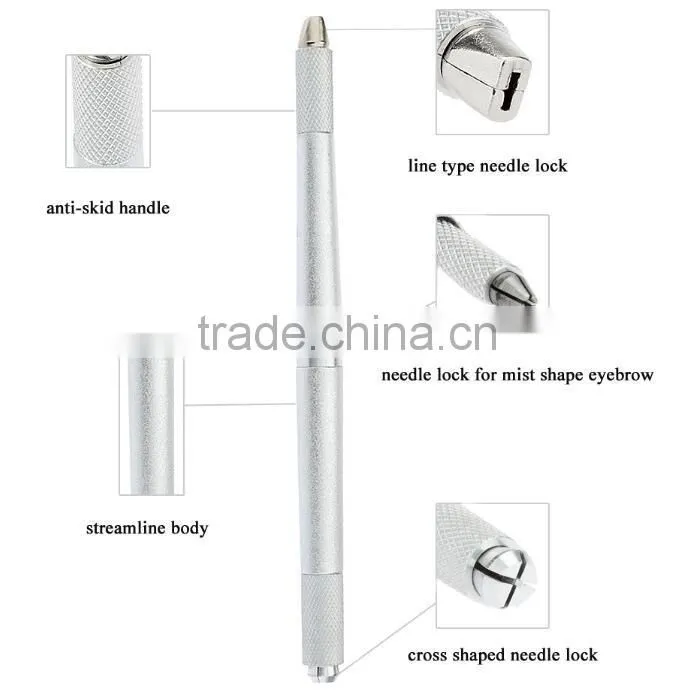 HOT starter microblading needles kit/ 3D eyebrow microblading pens/professional microblading handtools supply