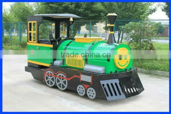 The cheapest and best selling entertainment equipment electric amusement kids train trackless tran