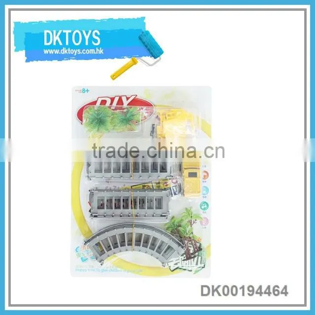 Super Winding Musical High Bridge Kids Toys Automatic Car Cycle Vision Highway