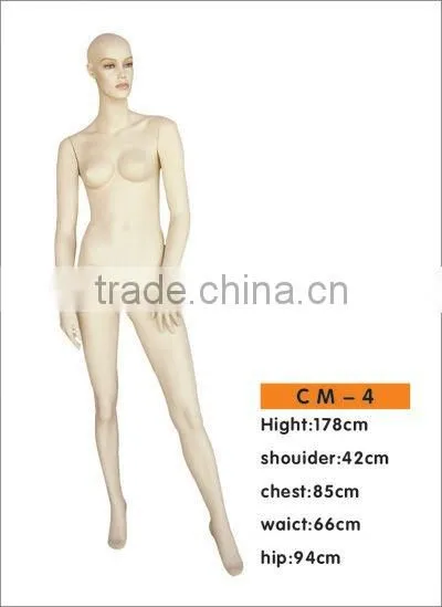 sexy lifelike female mannequin with make-up face