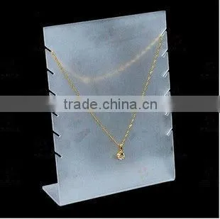 High Transparent Solid Acrylic Jewellery display jewelry display stand