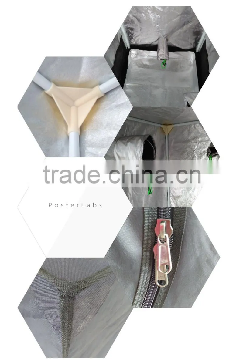 80x80x160cm Hydroponic indoor mylar reflective grow tent