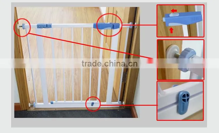 Europe standard Metal material safety gate for baby