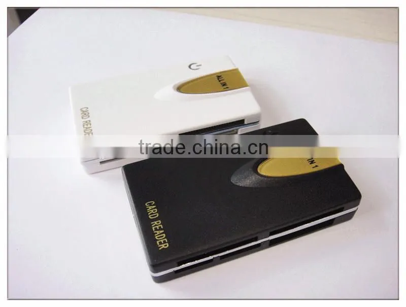 rectangular promotional sim usb card reader wholesale cheap with 6 ports(OS-CR122)