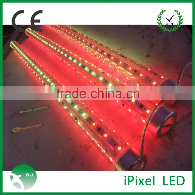 360 degree led tube lighting for bumper car 360 degree amusemnet park led pixel