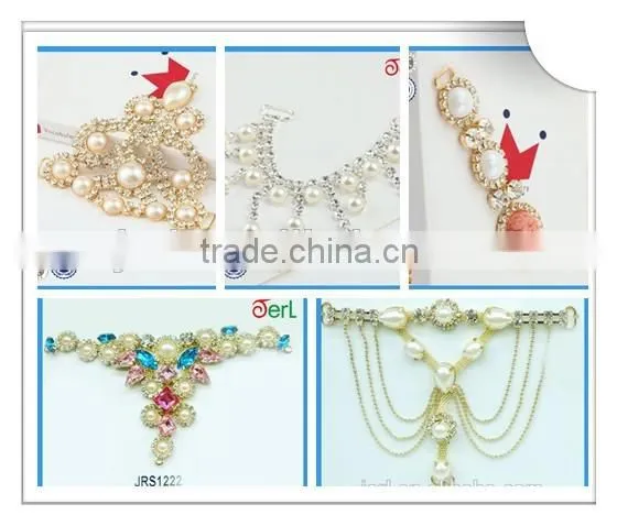 bling bling lady sandal decorative trim rhinestone shoe trim