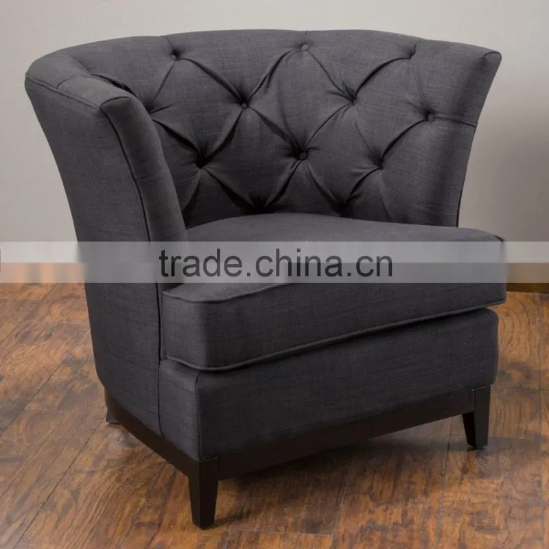 High quality cheap price home or hotel furniture grey single sofa ,accept mixed order