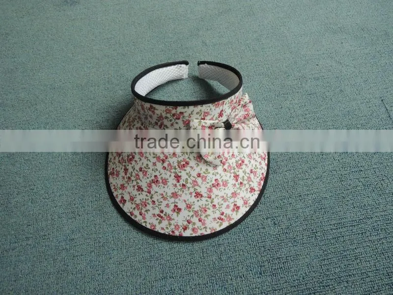 2014 wholesale sun visor hat for women