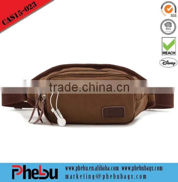 Cheap small solar panel sport waist bag(WST16-007)