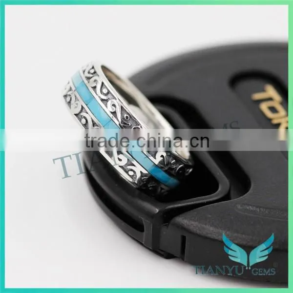 Fashion Turquoise Rings Finger Rings for Men and Women Wedding Ring Engagement Ring