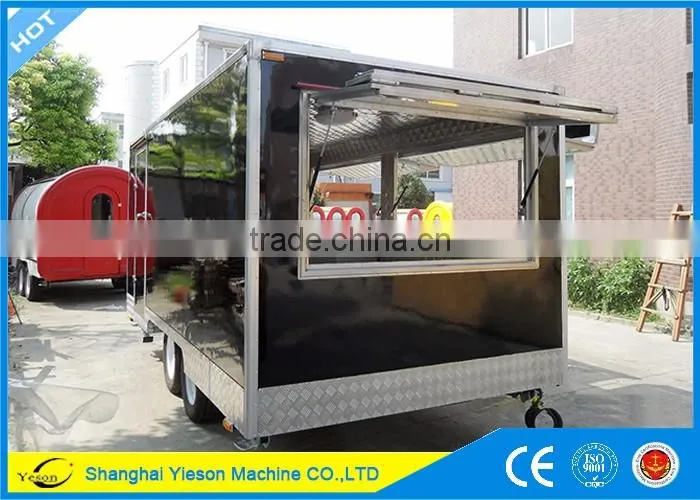 churros food trailer / fast food trailer / fast food mobile kitchen trailer with 24 month warranty