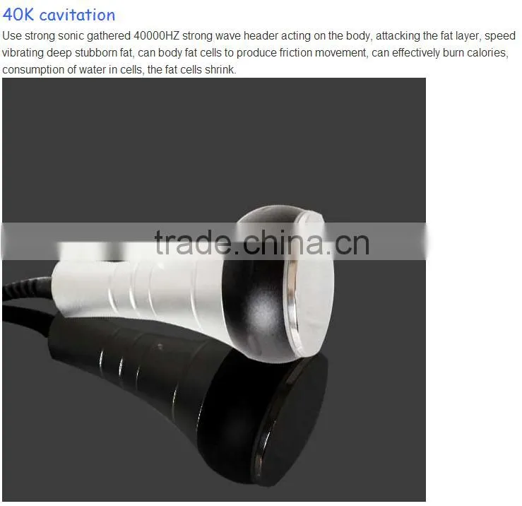Popuar laser RF slimming machine/ vacuum machine/ cavitation machine for sale