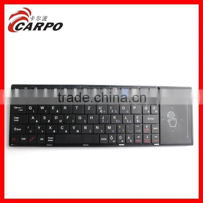 ultra slim mini bluetooth keyboard case with touchpad for ipad air class in many languages