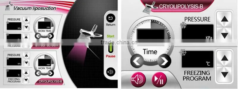 2016 Beauty machine for criolipolisi 5 head cryo