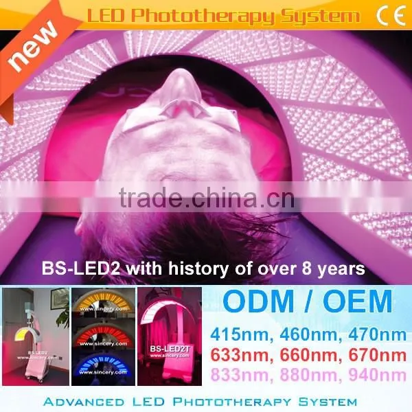 2016 Skin care LED phototherapy lamp machine